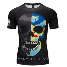 Load image into Gallery viewer, Hot Sale 3D Printed Punisher Skull T-shirt