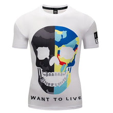 Load image into Gallery viewer, Hot Sale 3D Printed Punisher Skull T-shirt