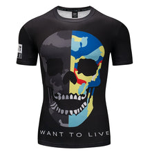 Load image into Gallery viewer, Hot Sale 3D Printed  Punisher Skull T-shirt
